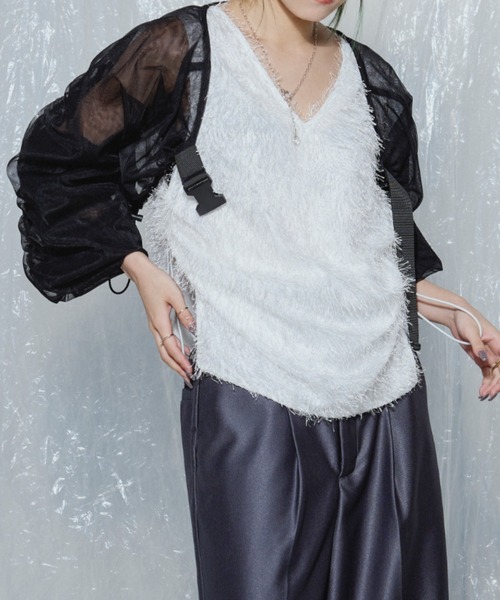 nala ボレロ　Mサイズ 新品未使用 Nala ナラ Rash guard knit bolero M｜トップス