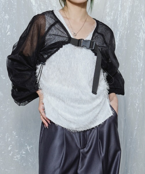 sioyeb☆　チュールボレロのみ Multi-fit チュールボレロ（カーディガン/ボレロ）｜Ezick