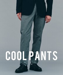 THE SHOP TK （ザ ショップ ティーケー ）の「◆【接触冷感／ストレッチ／ビジネスシーンに対応可能】7DAYSヘリンボンパンツCOOL（その他パンツ・メンズ）」