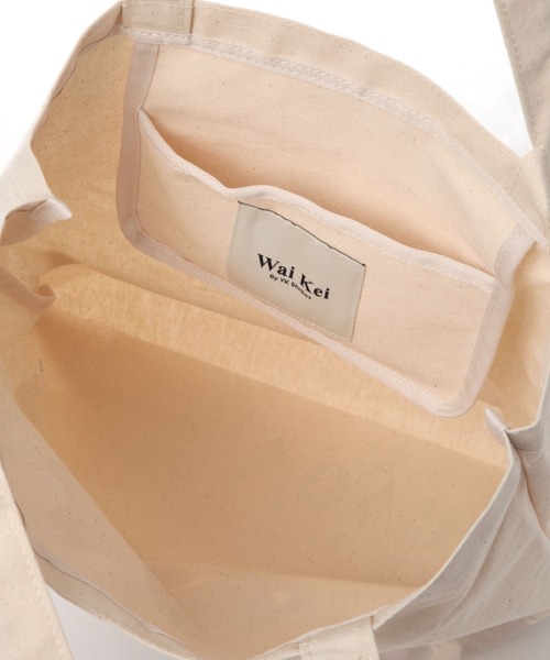 ★Wai Kei★ Bonvoyage Maltese Eco Bag Ivory Ver2 YKBD01AC03- MUSINSA | WAI KEI Oil Painting Maltese Eco Bag Ivory