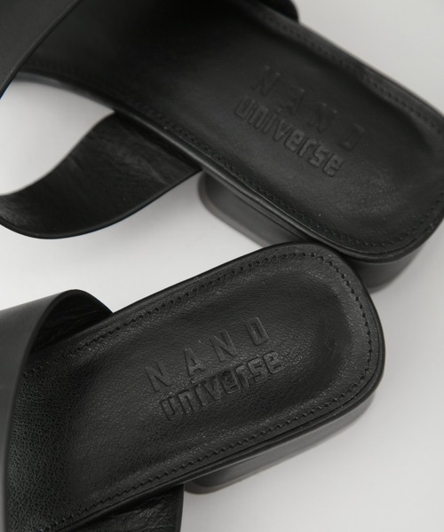 NANO universe（ナノユニバース）の「ゴールドバックルサンダル（サンダル・レディース・ベージュ/ブラック・36/38/37）」の9枚目の写真