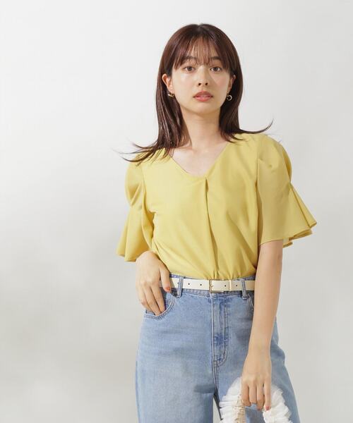 Proportion Body Dressing♡大人綺麗め袖フレアブラウス アシメフレアブラウス | PROPORTION BODY DRESSING
