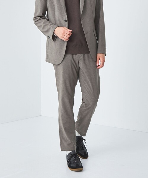 green label relaxing(グリーンレーベルリラクシング)の「ドライポリエステル ナロー ユーティリティパンツ 9分丈 イージーパンツ(その他パンツ・メンズ・ダークグリーン/ネイビー/モカ・M/XS/XL/S/L)」の2枚目の写真