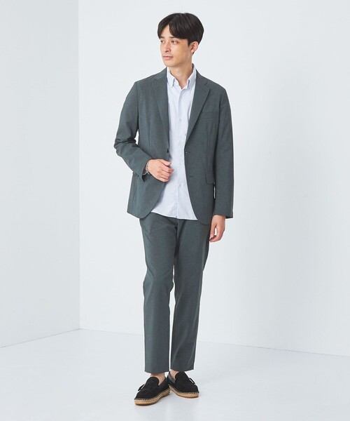 green label relaxing(グリーンレーベルリラクシング)の「ドライポリエステル ナロー ユーティリティパンツ 9分丈 イージーパンツ(その他パンツ・メンズ・ダークグリーン/ネイビー/モカ・M/XS/XL/S/L)」の4枚目の写真