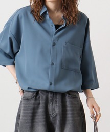 ルーズシルエット 半袖シャツ