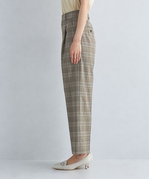 green label relaxing（グリーンレーベルリラクシング）の「［size SHORT/TALLあり］キチントボトムス カバー ワイド パンツ 2（スラックス・レディース・ネイビー/ダークグレー/その他1/ダークグリーン・SHORT/TALL/40/38/36）」の13枚目の写真