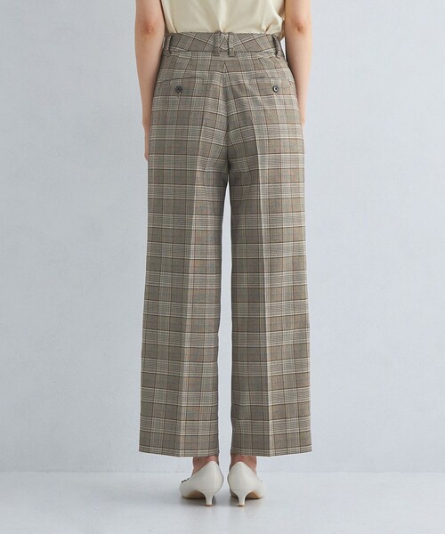 green label relaxing（グリーンレーベルリラクシング）の「［size SHORT/TALLあり］キチントボトムス カバー ワイド パンツ 2（スラックス・レディース・ネイビー/ダークグレー/その他1/ダークグリーン・SHORT/TALL/40/38/36）」の14枚目の写真