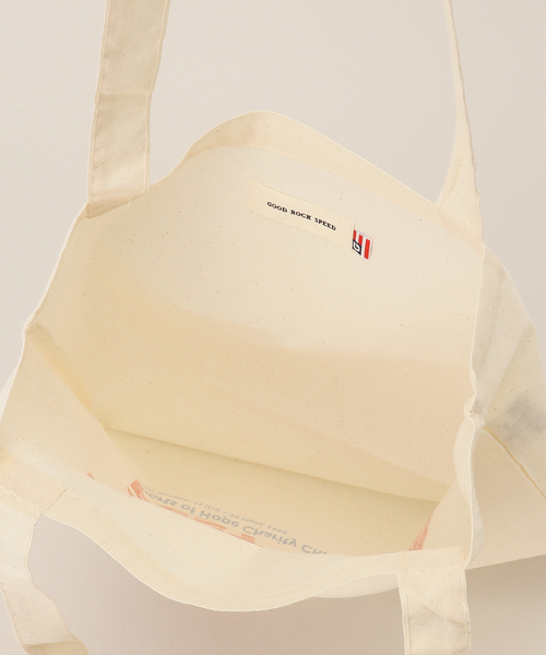 GOOD ROCK SPEED（グッドロックスピード）の「【GOOD ROCK SPEED/グッドロックスピード】 ORIGINAL：トートバッグ（ナチュラル）（トートバッグ・レディース・アイボリー・FREE）」の3枚目の写真