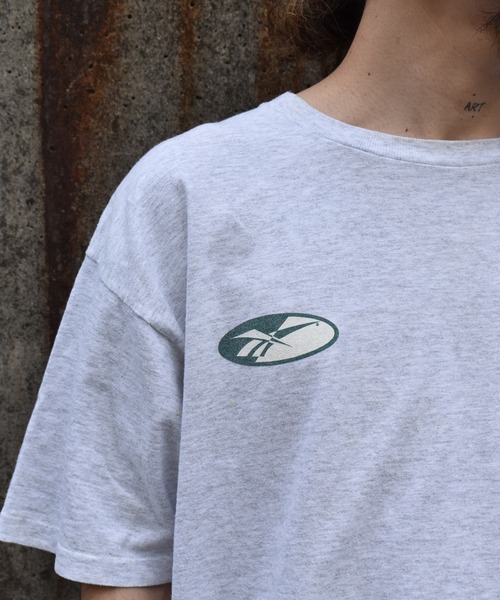 【ヴィンテージ古着】90's Reebok / リーボック ロゴ Tシャツ USA製（Tシャツ/カットソー）｜Reebok（リーボック）
