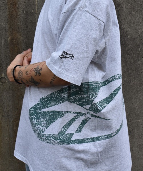 【ヴィンテージ古着】90's Reebok / リーボック ロゴ Tシャツ USA製（Tシャツ/カットソー）｜Reebok（リーボック）