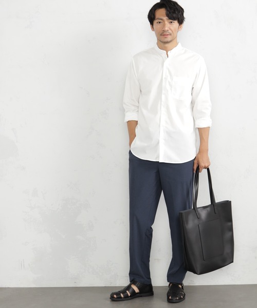 FOUND GOOD(ファウンドグッド)の「カチオンボーダースラックス(スラックス・メンズ・ベージュ/ネイビー/ブラック/グレー系2・XL/L/M/S)」の4枚目の写真