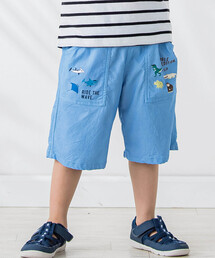 SLAP SLIP（スラップスリップ）の「【吸水速乾】いろんな動物恐竜プリントハーフパンツ(80~130cm)（その他パンツ・キッズ）」