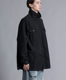 【aimoha neo】STAND COLLAR ADJUSTABLE CUFFS SHIRT