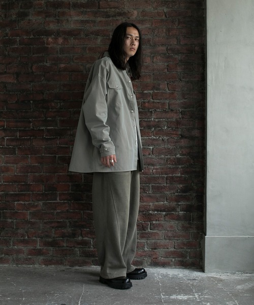 aimoha(アイモハ)の「【aimoha neo】STAND COLLAR ADJUSTABLE CUFFS SHIRT(シャツ/ブラウス・メンズ・ブラック/ベージュ・MEDIUM/LARGE/X-LARGE)」の5枚目の写真