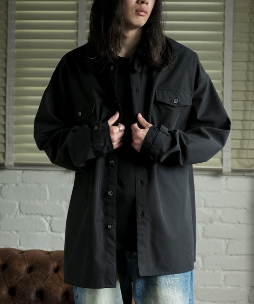 aimoha(アイモハ)の「【aimoha neo】STAND COLLAR ADJUSTABLE CUFFS SHIRT(シャツ/ブラウス・メンズ・ブラック/ベージュ・MEDIUM/LARGE/X-LARGE)」の15枚目の写真