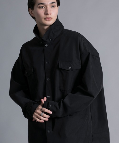 aimoha(アイモハ)の「【aimoha neo】STAND COLLAR ADJUSTABLE CUFFS SHIRT(シャツ/ブラウス・メンズ・ブラック/ベージュ・MEDIUM/LARGE/X-LARGE)」の18枚目の写真