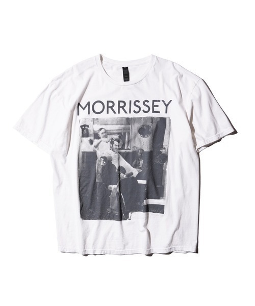 THRIFTY LOOK(スリフティールック)の「THRIFTY LOOK/スリフティールック THRIFTY'MORRISSEY'TEE(Tシャツ/カットソー・メンズ・ホワイト・X-LARGE/LARGE)」の1枚目の写真