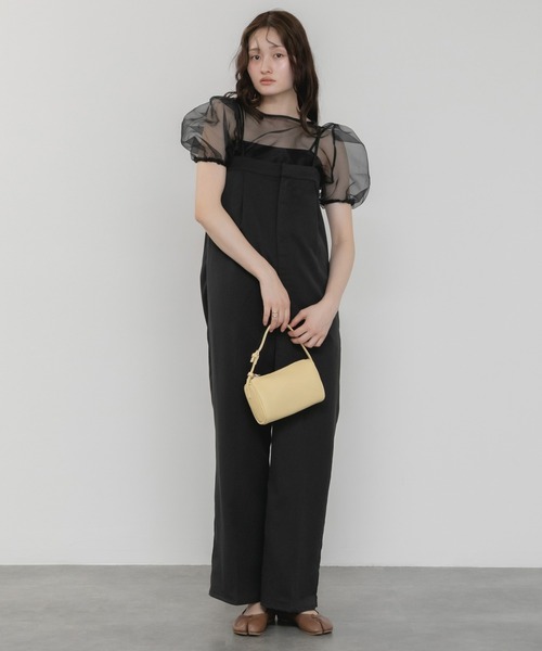 【新品未使用】ツイルサロペット エステルツイルサロペット | Minayo Select