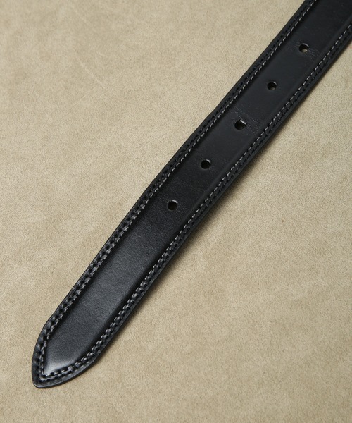 CROWDED CLOSET(クラウデッドクローゼット)の「タンニンレザーベルト(ベルト・メンズ・ブラック/ブラウン・FREE)」の8枚目の写真