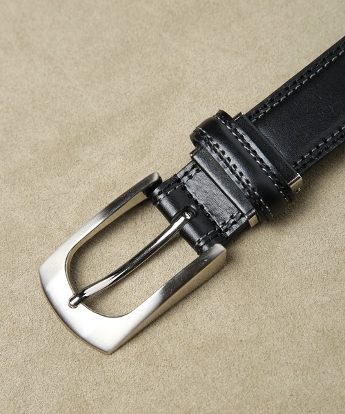 CROWDED CLOSET(クラウデッドクローゼット)の「タンニンレザーベルト(ベルト・メンズ・ブラック/ブラウン・FREE)」の11枚目の写真