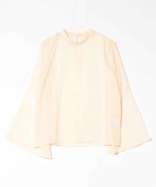 apres jour(アプレジュール)の「スリットスリーブシアーブラウス【ZOZOTOWN限定アイテム】(シャツ/ブラウス・レディース・ピンク/ブルー/アイボリー・フリー/X-LARGE)」の9枚目の写真