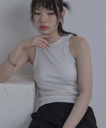 カップ付きラメアメスリタンク