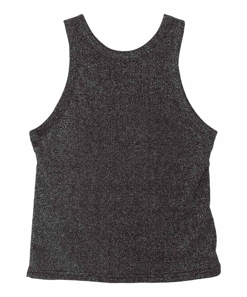 miette（ミエット）の「カップ付きラメアメスリタンク（タンクトップ・レディース・ライトグレー/ブラック・FREE）」の12枚目の写真