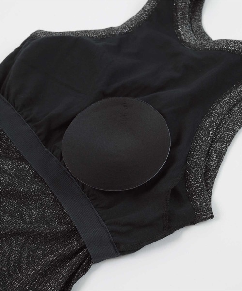 miette（ミエット）の「カップ付きラメアメスリタンク（タンクトップ・レディース・ライトグレー/ブラック・FREE）」の16枚目の写真