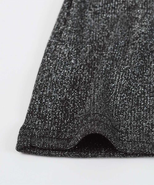 miette（ミエット）の「カップ付きラメアメスリタンク（タンクトップ・レディース・ライトグレー/ブラック・FREE）」の17枚目の写真