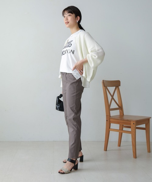 Bou Jeloud(ブージュルード)の「ストレッチツイルパンツ(その他パンツ・レディース・チャコールグレー/ネイビー/グレー/グレイッシュベージュ・M/L)」の15枚目の写真