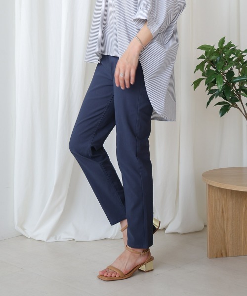 Bou Jeloud(ブージュルード)の「ストレッチツイルパンツ(その他パンツ・レディース・チャコールグレー/ネイビー/グレー/グレイッシュベージュ・M/L)」の21枚目の写真