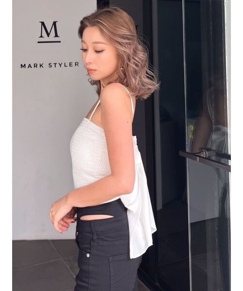 GYDA（ジェイダ）の「2WAYリボンキャミブラウス（シャツ/ブラウス・レディース・ブラック/オフホワイト・FREE）」の16枚目の写真