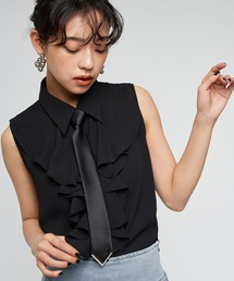 Narcissus | 【Narcissus】タイフリルブラウス(シャツ/ブラウス)