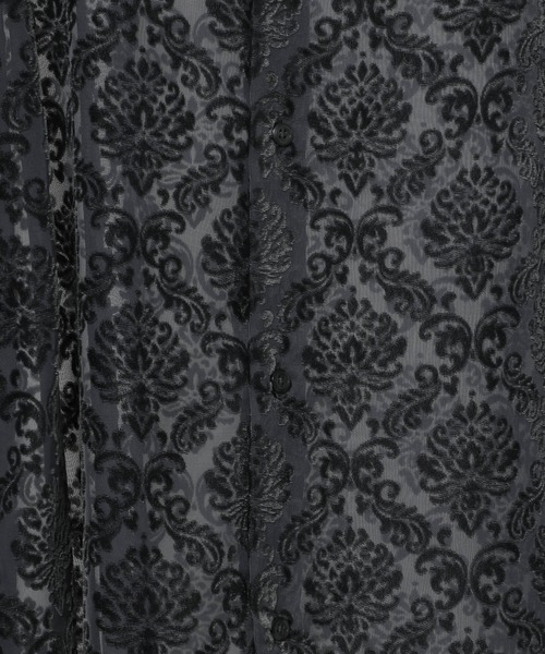 HARE(ハレ)の「ダマスクベロアオパールシャツ(HARE)(シャツ/ブラウス・メンズ・グレー/ブラック/レッド/パープル/グレー系その他・FREE)」の7枚目の写真