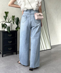 prose verse | ハートポケットハイウエストワイドストレートデニム(デニムパンツ)