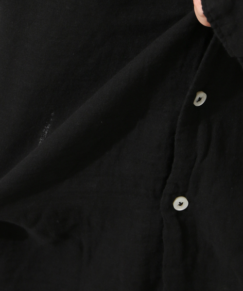 JOURNAL STANDARD LUXE(ジャーナルスタンダード ラックス)の「【ARMEN 】GAUZE UTILITY BANDED COLLAR SHIRT(シャツ/ブラウス・レディース・ブラック/ライトグレー/ホワイト/パープル・3)」の20枚目の写真