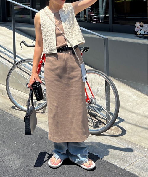 feepur（フェピュール）の「パイピングレースベスト（ベスト・レディース・アイボリー/ブラック・MEDIUM）」の18枚目の写真