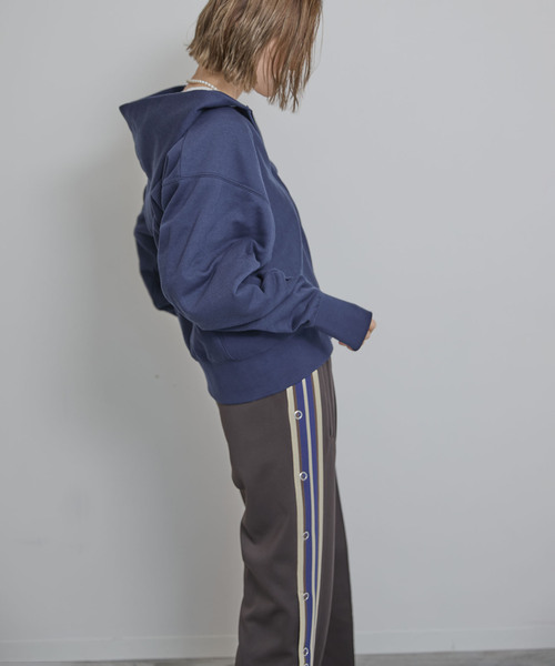 OUTDOOR PRODUCTS(アウトドアプロダクツ)の「ZIPUPフーディー(パーカー・レディース・ネイビー/グレー/ホワイト・FREE)」の19枚目の写真