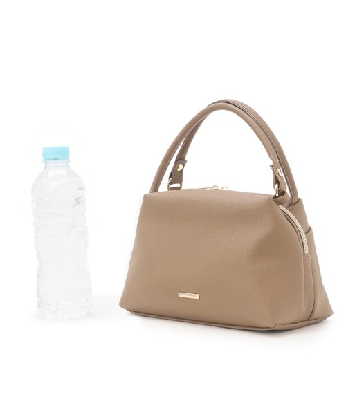 grove（グローブ）の「【雑誌掲載】人間工学ハンドル2WAYショルダー（ショルダーバッグ・レディース・レンガ/ベージュ系その他7/ベージュ/ブラック・00）」の16枚目の写真