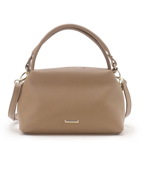 grove（グローブ）の「【雑誌掲載】人間工学ハンドル2WAYショルダー（ショルダーバッグ・レディース・レンガ/ベージュ系その他7/ベージュ/ブラック・00）」の20枚目の写真