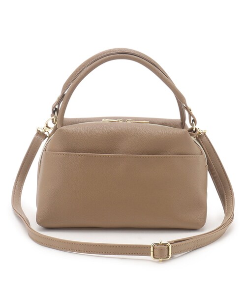 grove（グローブ）の「【雑誌掲載】人間工学ハンドル2WAYショルダー（ショルダーバッグ・レディース・レンガ/ベージュ系その他7/ベージュ/ブラック・00）」の22枚目の写真