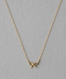 ete シルバー リボンネックレス レイヤー] リボン ネックレス（861990-861991） ｜ women