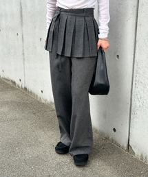 ツイードプリーツベルト