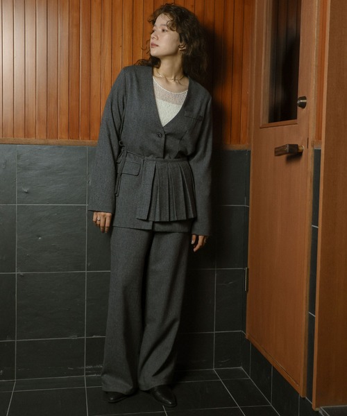 セール】ツイードプリーツベルト（ベルト）｜select MOCA（セレクト