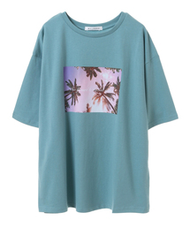 USAコットン天竺接触冷感転写プリントTシャツ(取り扱い店舗限定)