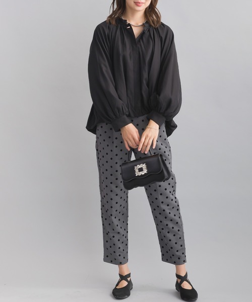 PICCIN(ピッチン)の「裾バルーンシャツジャケット(その他アウター・レディース・キャメル/ブラック/チャコールグレー・M)」の13枚目の写真