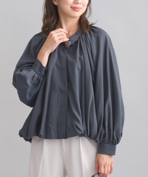 PICCIN(ピッチン)の「裾バルーンシャツジャケット(その他アウター・レディース・キャメル/ブラック/チャコールグレー・M)」の19枚目の写真