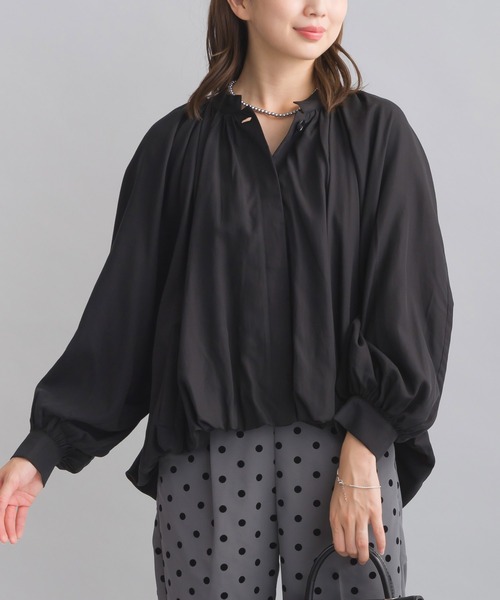 PICCIN(ピッチン)の「裾バルーンシャツジャケット(その他アウター・レディース・キャメル/ブラック/チャコールグレー・M)」の9枚目の写真