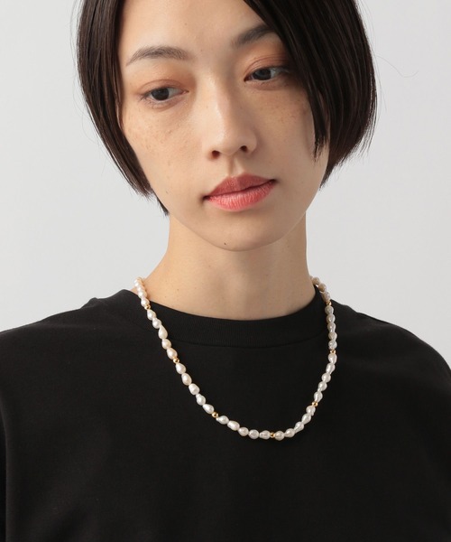STERNBERG(スタンバーグ)の「パール*ゴールドビーズネックレス(ネックレス・メンズ・ゴールド・FREE)」の8枚目の写真