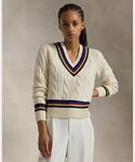 ケーブルニットウールカシミヤクリケットセーター POLO RALPH LAUREN（ポロ ラルフ ローレン）の「ケーブルニット ウール
